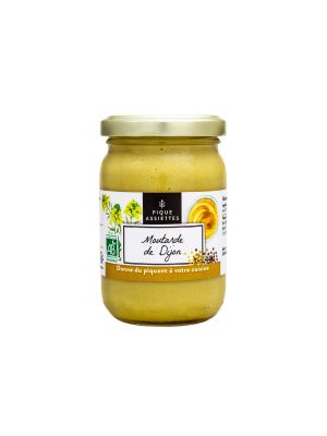 Dijon Mustard 200g, organic | Pique Assiettes