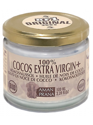 
Amanprana Kokosolie extra virgin raw 100ml, bio
