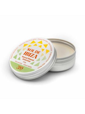 MInerale zonnebrand creme SPF 30 zinkoxide filter, 100ml bio | Sol de Ibiza