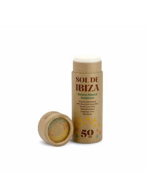 Natuurlijke zonnebrand SPF 50 met zinkoxide filter, 40g bio | Sol de Ibiza
