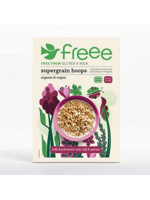 Céréales pour petit-déjeuner Supergrain hoops sans gluten 300g bio | Freee - Doves Farm Foods