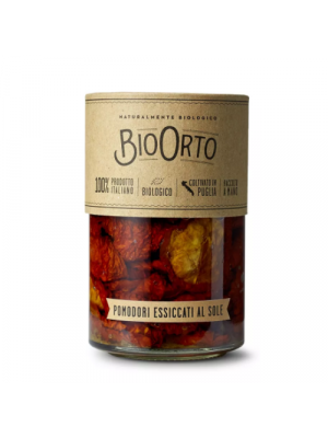 Bio Orto Zongedroogde Tomaten in Olijfolie, glas 360g bio