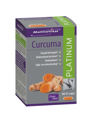 Mannavital Curcuma Platinum 60 Kapseln kaufen - natürliche Ergänzung bei Amanvida.eu