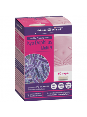 Acheter Mannavital Kyo dophilus multi 9 60 gélules en ligne