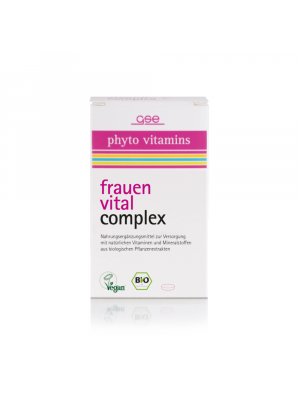 Vrouwen vitaal complex vitaminen biologisch | GSE supplements and phyto vitamins