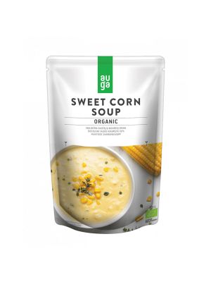 Sweet corn soup in pouch 400g, organic | Auga