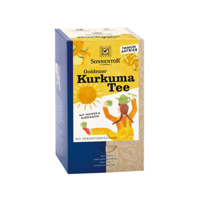 Sonnentor Gouden kurkuma thee, 18 theezakjes, 36g, bio