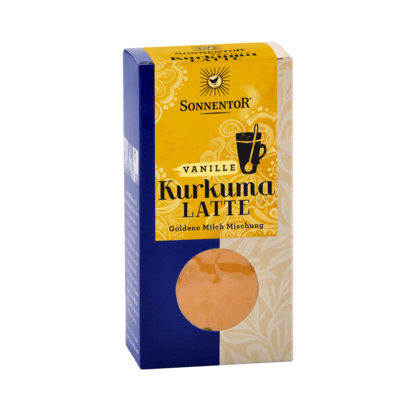 Sonnentor Kurkuma Latte Vanille 60 g, bio - pakje