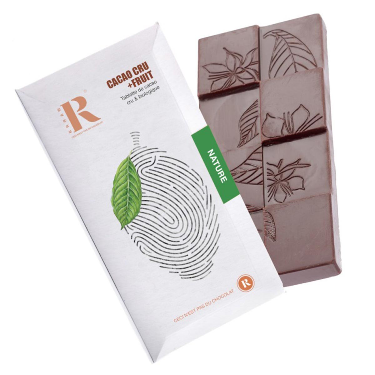 Rrraw Rauwe chocolade 75% 45g, bio