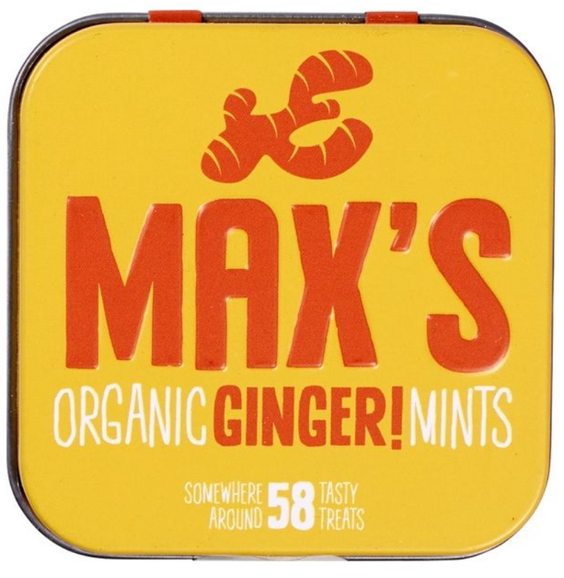 Max's Organic Mints Max's Organic GINGER! Mints, bio