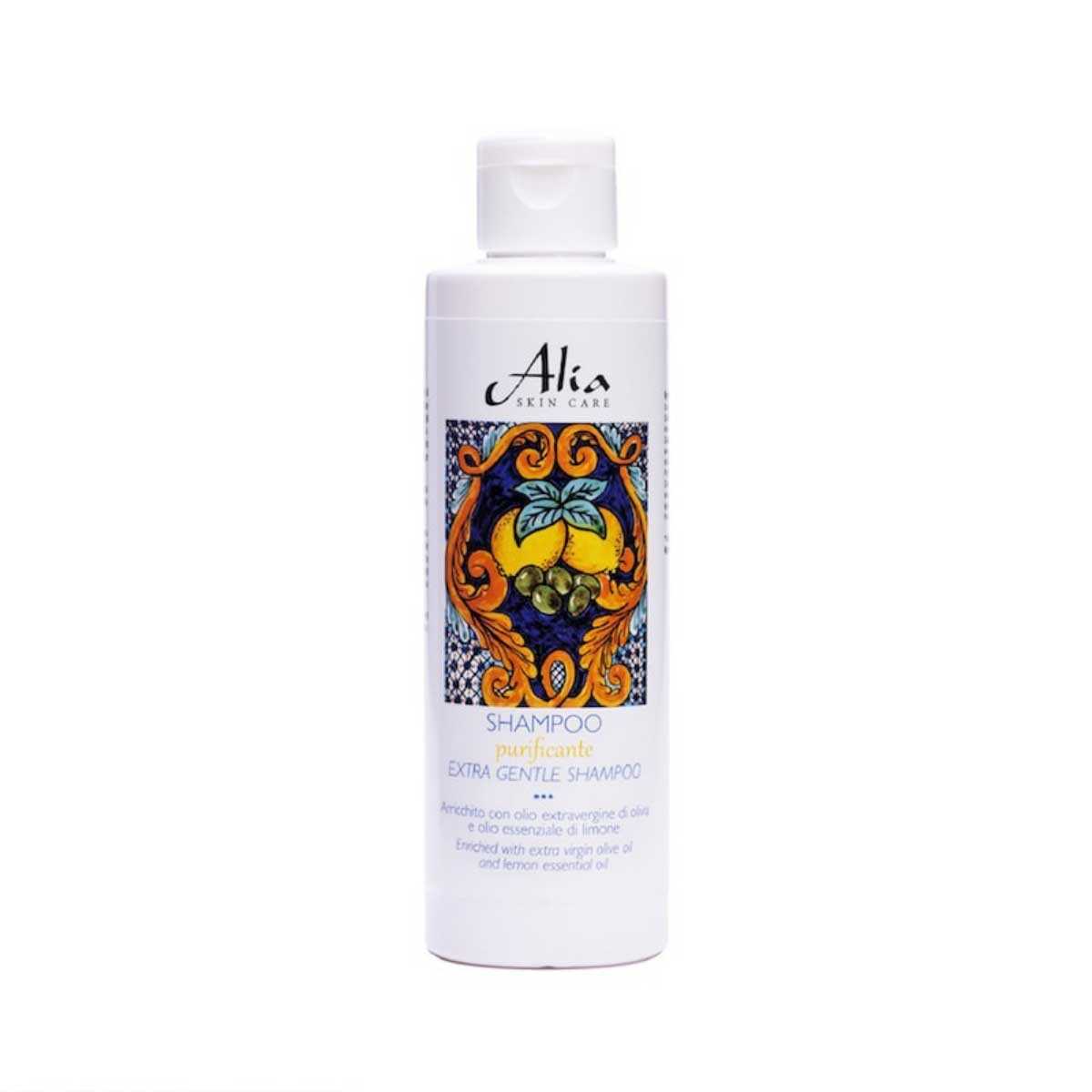Alia Skin Care - Shampoo Zuiverend & Mild - Olijfolie/Kamille/Citroenolie 200ml