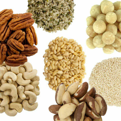 7x healthy nuts, seeds and kernels